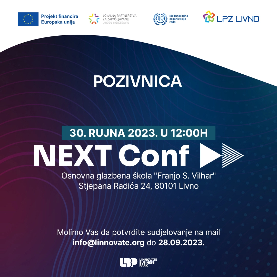 Pridružite nam se na NEXT Conf u Livnu